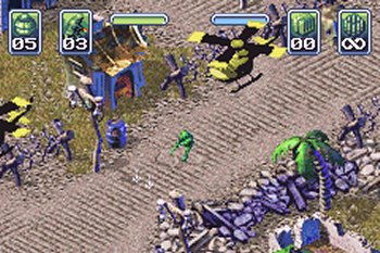 Pantallazo del juego online Army Men Operation Green (GBA)