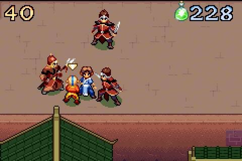 Pantallazo del juego online Avatar The Last Airbender - The Burning Earth (GBA)