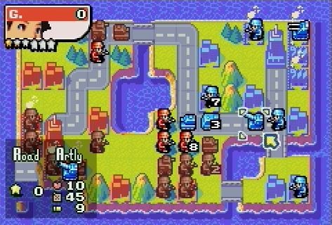 Pantallazo del juego online Advance Wars 2 Black Hole Rising (GBA)