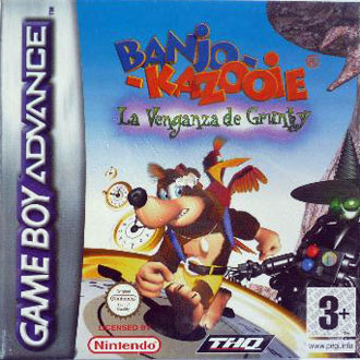 Carátula del juego Banjo Kazooie - La venganza de Grunty (GBA)