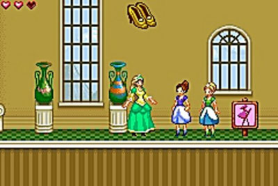 Pantallazo del juego online Barbie in The 12 Dancing Princesses (GBA)