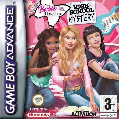 Carátula del juego The Barbie Diaries High School Mystery (GBA)