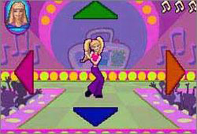 Pantallazo del juego online Barbie Groovy Games (GBA)