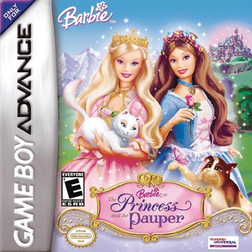 Carátula del juego Barbie as the Princess and the Pauper (GBA)