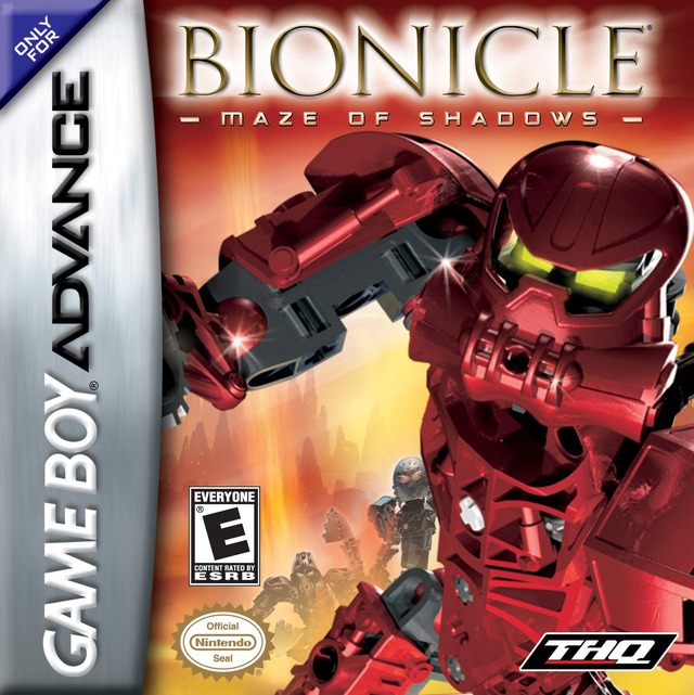 Carátula del juego Bionicle Maze of Shadows (GBA)