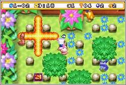 Pantallazo del juego online Bomberman MAX 2 Blue Advance (GBA)