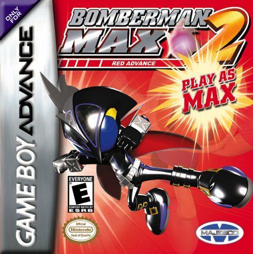 Carátula del juego Bomberman MAX 2 Red Advance (GBA)