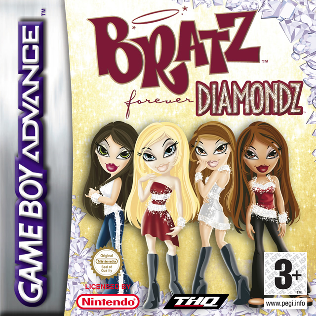 Carátula del juego Bratz Forever Diamondz (GBA)