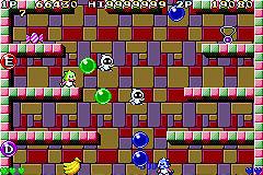 Pantallazo del juego online Bubble Bobble Old and New (GBA)