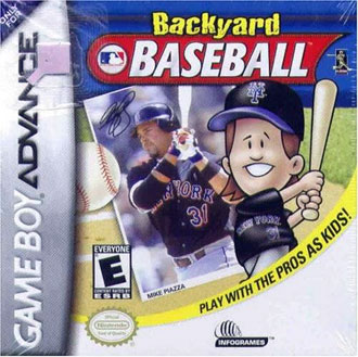 Carátula del juego Backyard Baseball (GBA)