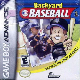 Carátula del juego Backyard Baseball (GBA)