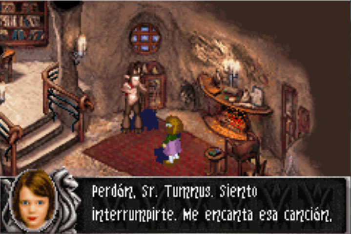 Pantallazo del juego online The Chronicles of Narnia The Lion the Witch and the Wardrobe (GBA)