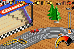 Pantallazo del juego online Carrera Power Slide (GBA)