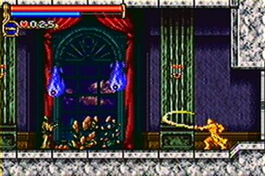 Pantallazo del juego online Castlevania Circle of the Moon (GBA)