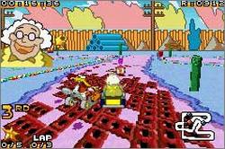 Pantallazo del juego online Cartoon Network Speedway (GBA)