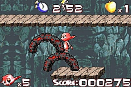 Pantallazo del juego online Cocoto Platform Jumper (GBA)