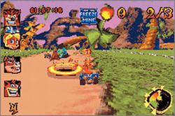 Pantallazo del juego online Crash Nitro Kart (GBA)