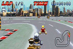 Pantallazo del juego online Crazy Frog Racer (GBA)