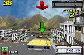 Pantallazo del juego online Crazy Taxi Catch a Ride (GBA)