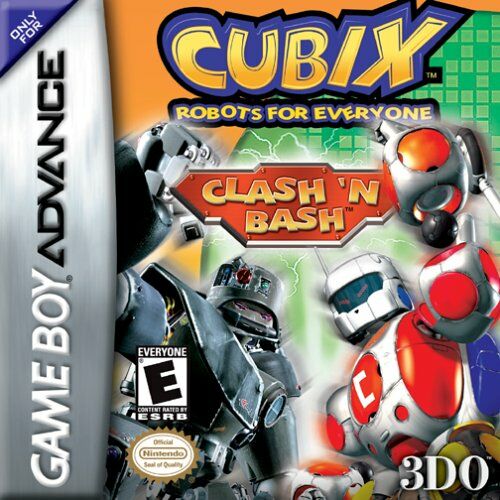 Carátula del juego CUBIX Robots for Everyone - Clash 'N Bash (GBA)
