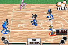 Pantallazo del juego online Disney Sports Basketball (GBA)