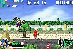 Pantallazo del juego online Disney Sports Motocross (GBA)