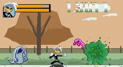 Pantallazo del juego online Danny Phantom Urban Jungle (GBA)