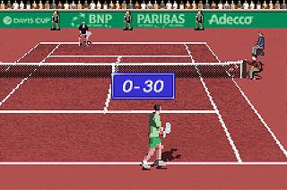 Pantallazo del juego online Davis Cup Tennis (GBA)
