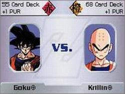 Pantallazo del juego online Dragon Ball Z Collectible Card Game (GBA)