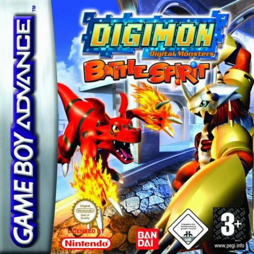 Carátula del juego Digimon BattleSpirit (GBA)