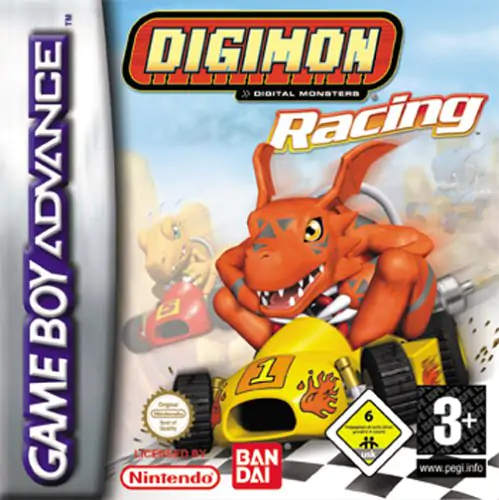 Portada de la descarga de Digimon Racing