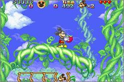 Pantallazo del juego online Disney's Magical Quest Starring Mickey & Minnie (GBA)