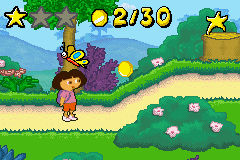 Pantallazo del juego online Dora the Explorer The Search for Pirate Pig's Treasure (GBA)