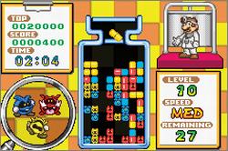 Pantallazo del juego online Dr Mario - Puzzle League (GBA)
