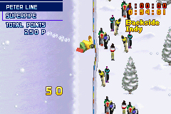 Pantallazo del juego online ESPN Winter X-Games Snowboarding 2 (GBA)
