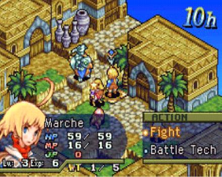 Pantallazo del juego online Final Fantasy Tactics Advance (GBA)