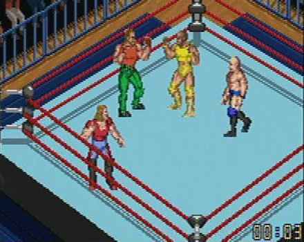 Pantallazo del juego online Fire Pro Wrestling 2 (GBA)