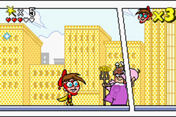 Pantallazo del juego online The Fairly OddParents! Enter the Cleft (GBA)