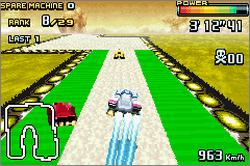 Pantallazo del juego online F-Zero GP Legend (GBA)