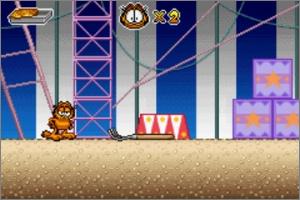 Pantallazo del juego online Garfield and His Nine Lives (GBA)