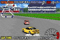 Pantallazo del juego online GT Advance 3 Pro Concept Racing (GBA)