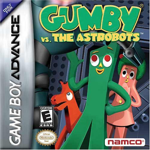 Carátula del juego Gumby vs the Astrobots (GBA)