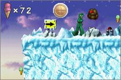 Pantallazo del juego online Gumby vs the Astrobots (GBA)