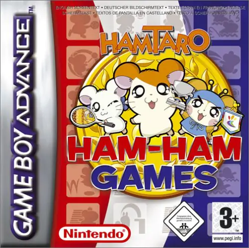 Portada de la descarga de Hamtaro: Ham-Ham Games