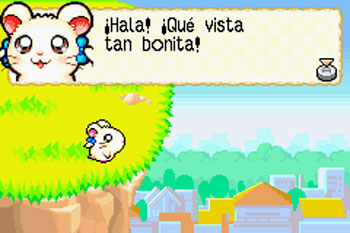 Pantallazo del juego online Hamtaro Rainbow Rescue (GBA)