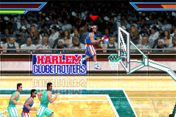 Pantallazo del juego online Harlem Globetrotters World Tour (GBA)