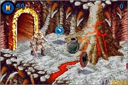 Pantallazo del juego online Masters of the Universe Interactive -- He-Man Power of Grayskull (GBA)