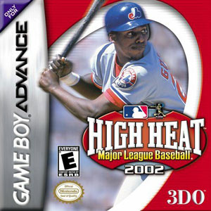 Carátula del juego High Heat Major League Baseball 2002 (GBA)