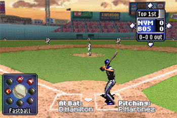 Pantallazo del juego online High Heat Major League Baseball 2002 (GBA)