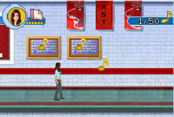 Pantallazo del juego online Disney High School Musical Livin' the Dream (GBA)